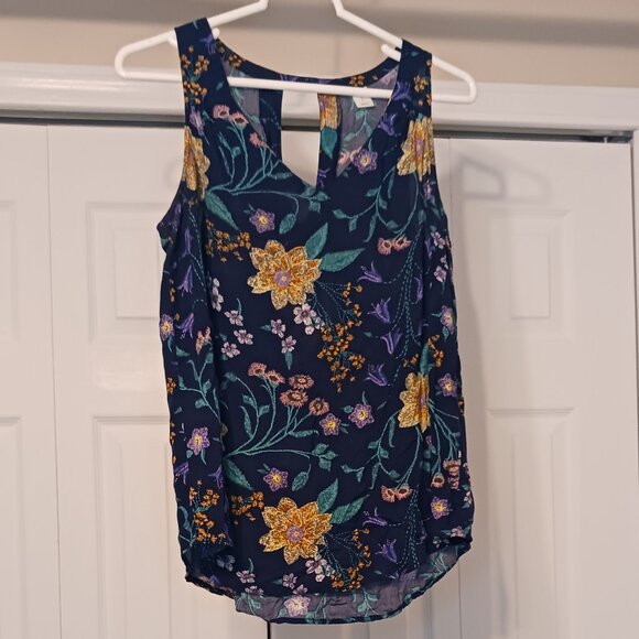 #92 3/$18 - Old Navy Blue/Purple Tank Top Size S - Picture 1 of 5